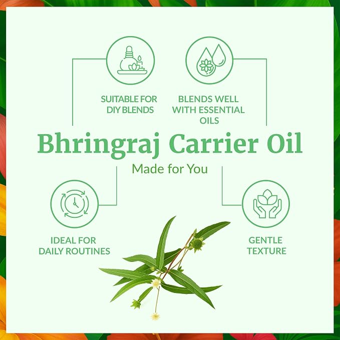 SVA Bhringraj Oil - 16 Fl Oz - for Face, Skin Care, Hair Care, Scalp Massage & Body Massage