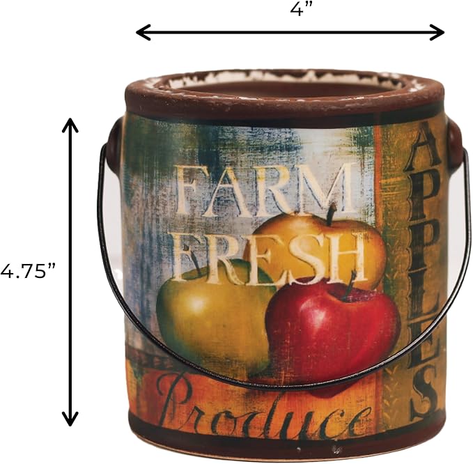 A CHEERFUL GIVER 95hr 20oz Scented Candle - Juicy Apple - Multi-Wick Glass Candle - Gifts For Men and Women