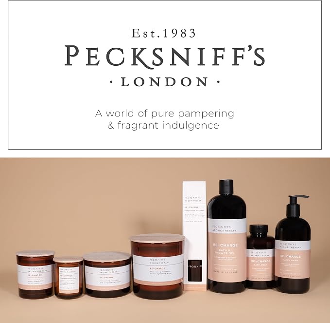 Pecksniff's Amber Re-Charge Candle | 3 Wicks, 550g/19.40oz
