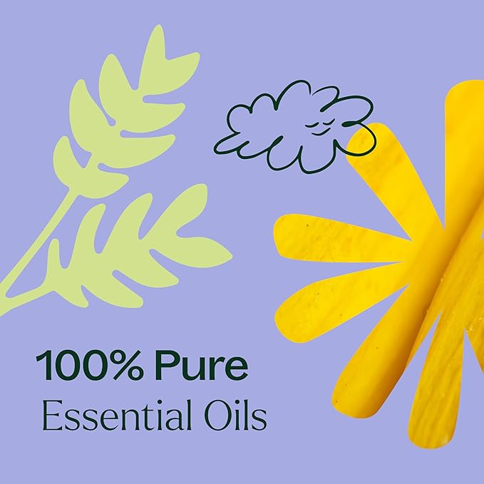 Plant Therapy Worry Free Essential Oil Blend, 10 mL (1/3 oz), Calming Relief Blend, 100% Pure and Undiluted, Natural Aromatherapy for Diffusers and DIYs