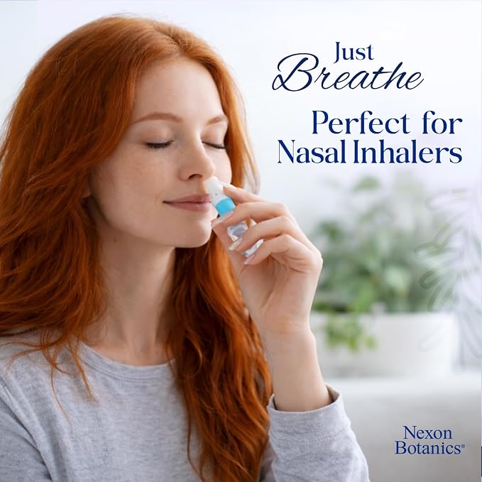 Breathe Essential Oil Blend 30 ml - Breath Sinus Relief with Menthol Oils - for Humidifiers, Diffusers, and Aromatherapy - Nexon Botanics