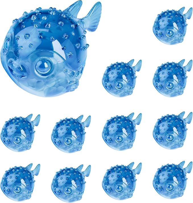 Humidifier Cleaner Fish 12-Pack for Most Humidifiers and Fish Tanks, Humidifier Cleaning Fish and Demineralization Cartridge for humidifiers, Tank Cleaner tablets, Purifies Water, Fights Slime & Odor