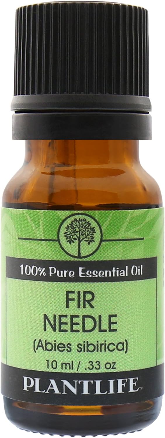 Plantlife Fir Needle Aromatherapy Essential Oil - Straight from The Plant 100% Pure Therapeutic Grade - No Additives or Fillers - 10 ml