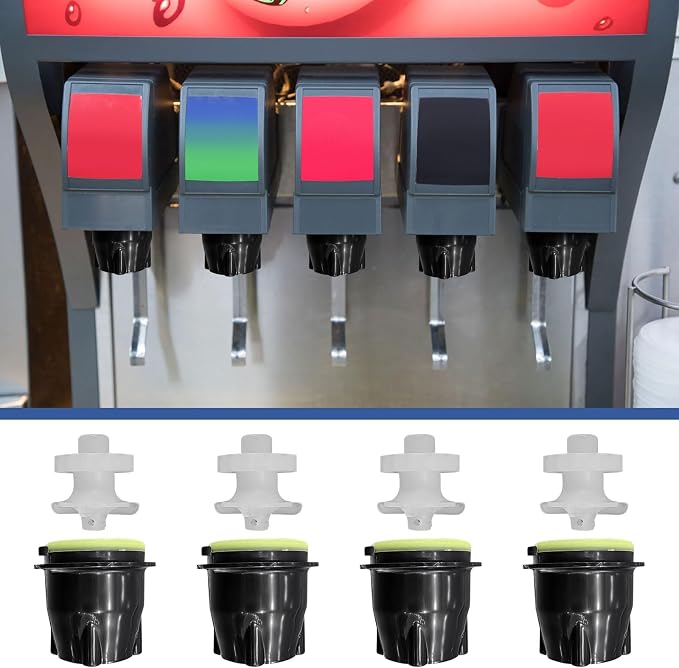 8PCS LEV Soda Coke Valve Nozzle 28545 3.0 Diffuser Internal Mixer for Cola Machine Replacement Repair Valve Assembly 28368 Soda Maker Parts Accessories for Juice Carbonated Beverage Dispensers
