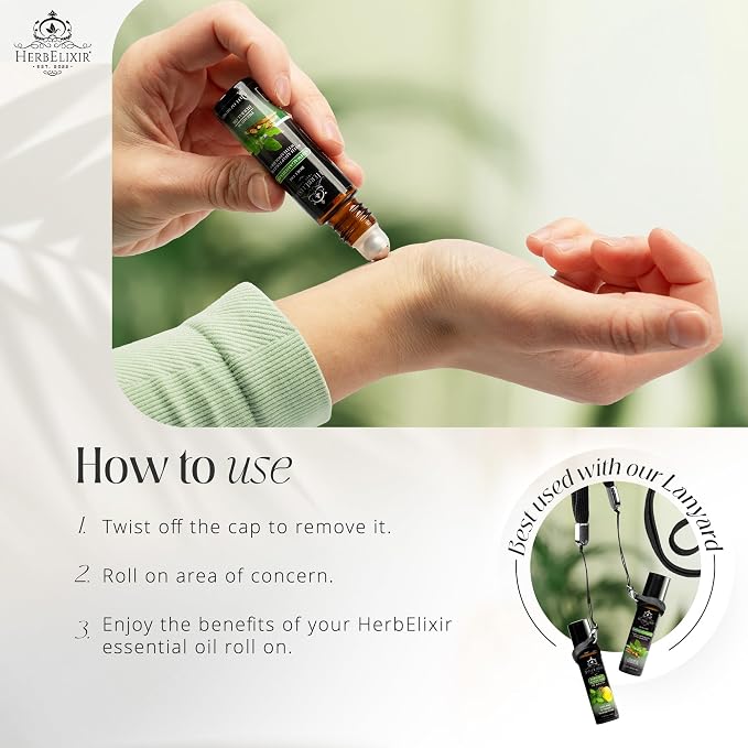 Ashwagandha Oil Roll-On (10ml) – Topical Adaptogenic Relief for Stress, Calm & Hormone Balance – Withanolides Aromatherapy Oil