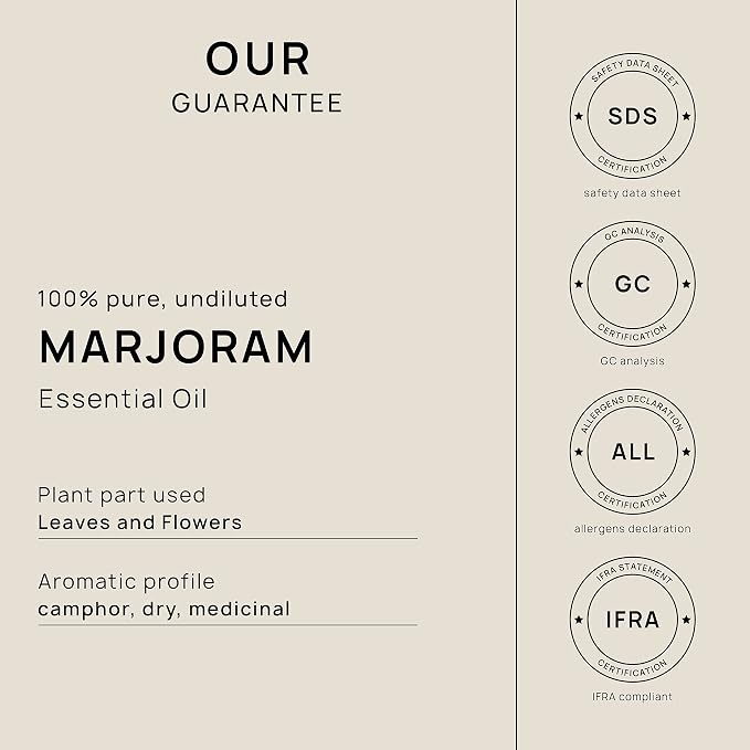VINEVIDA [32oz] Pure Marjoram Essential Oil