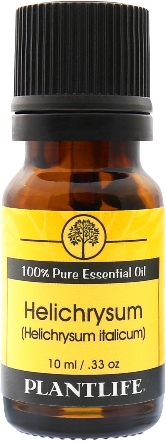 Plantlife Helichrysum Aromatherapy Essential Oil - Straight from The Plant 100% Pure Therapeutic Grade - No Additives or Filters - 10 ml