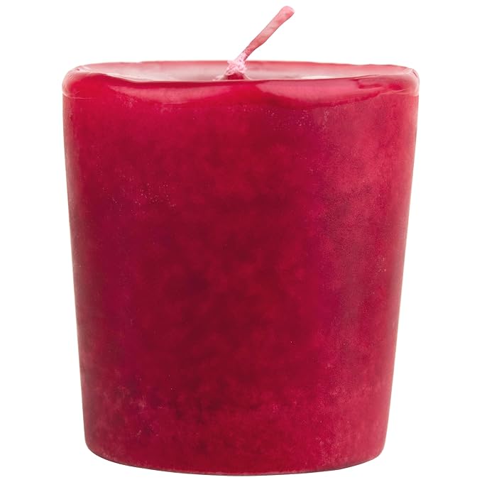 Aroma Naturals Votive Candles Essential Oil, Peace Ruby Holiday, 6 Count