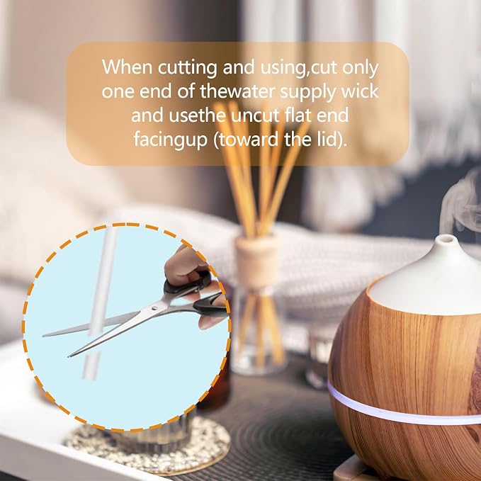 70PCS Humidifier Filter Sticks Refill – Replacement Cotton Wicks for Mini Portable Humidifiers & Essential Oil Diffusers – Compatible with Small Air Humidifiers for Home, Office, Bedroom