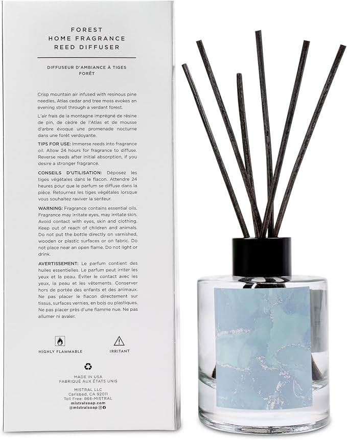 Mistral Marbles Home Fragrance Diffuser, Forest