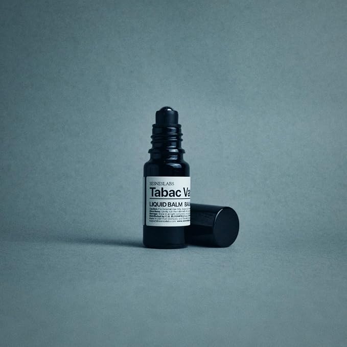 Tabac Vanille Roll-On Perfume - Alcohol Free, Aromatherapy, Unisex, Vegan - 10ml/0.33oz