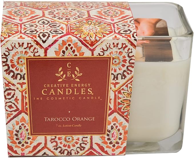 Tarocco Orange Soy Lotion Candle – Creative Energy Candles