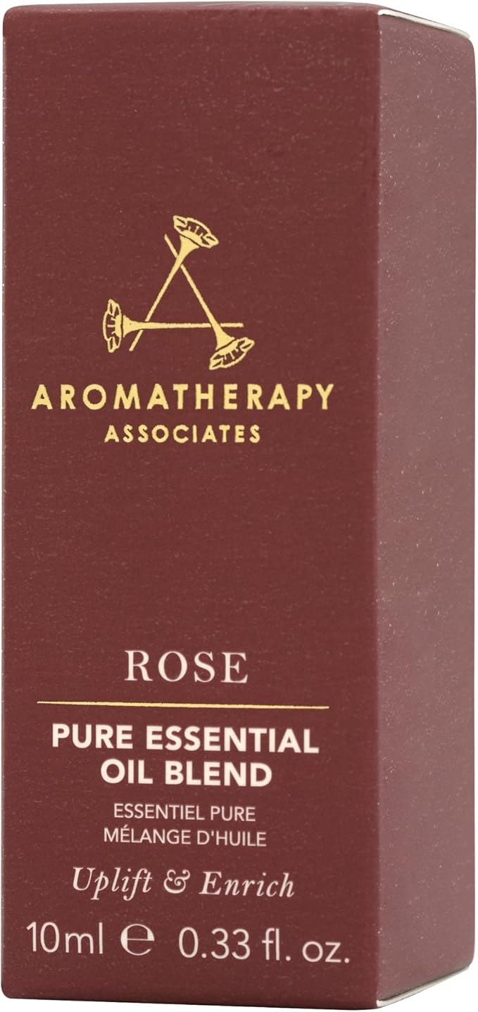 Aromatherapy Associates Rose Pure Essential Oil Blend. Premium Undiluted Blend to Uplift the Senses. Hand-Crafted with Rose, Geranium and Palmarosa (0.33 fl oz)