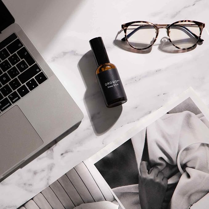 DROWSY SOS Sleep Pillow Spray - Instantly Elevate Your Sleep Experience, Long Lasting & Effective Formula, 6 Month Supply - Natural Vegan Ingredients, 50ml / 1.7 Fl. Oz