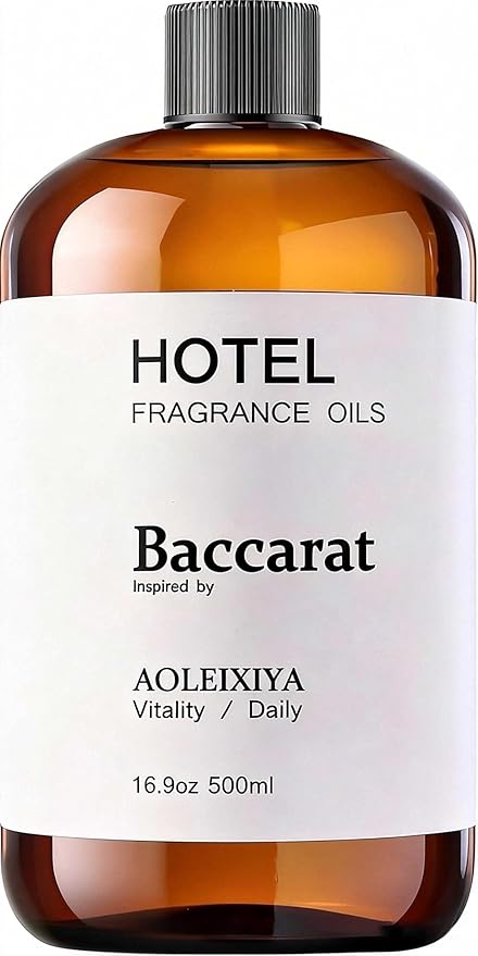 Hotel Collection Diffuser Oil Scent Inspired by The Iconic 5-Star Hotel Baccarat for Waterless Diffuser & Home Scenting Essential Oil for Ultrasonic and Crafting (16.9 Fl Oz (Pack of 1)