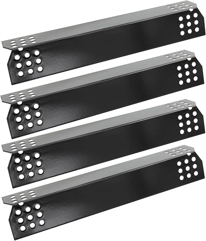 Hongso 14 9/16" Grill Heat Plates for nexgrill Replacement Parts 4 Burner 720-0830H 720-0830X 720-0925P, Grillmaster 720-0697 and Other Models