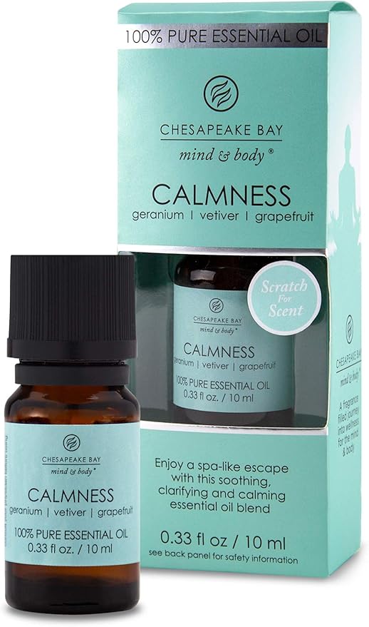Chesapeake Bay Candle - PT36198 100% Pure Essential Diffuser Oil, 10-Milliliter, Calmness (Geranium Vetiver Grapefruit)