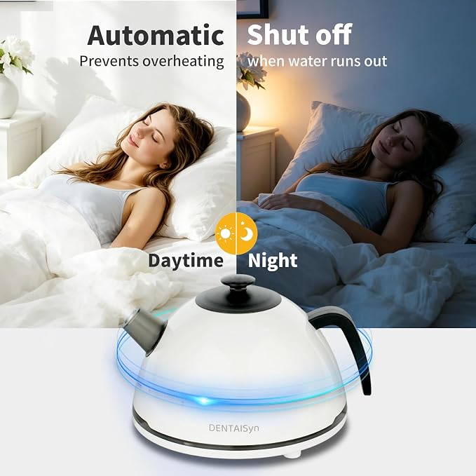 DENTAISyn Aroma Diffuser,400ML Large Essential Oil Diffuser: Ultrasonic Cool Mist Humidifier, 14-Hour Long-Lasting Aromatherapy,7 Color Lights, Auto-Off for Home/Bedroom/Yoga (Minimalist White)