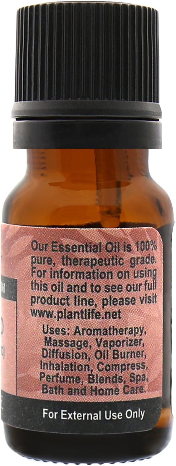 Plantlife Rosewood Aromatherapy Essential Oil - Straight from The Plant 100% Pure Therapeutic Grade - No Additives or Fillers - 10 ml