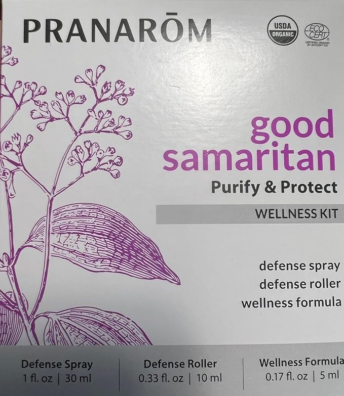 Pranarom - Good Samaritan Purify & Protect Essential Oil Blend Wellness Kit (3pk) - 100% Pure Essential Oil | USDA and ECOCERT Organic