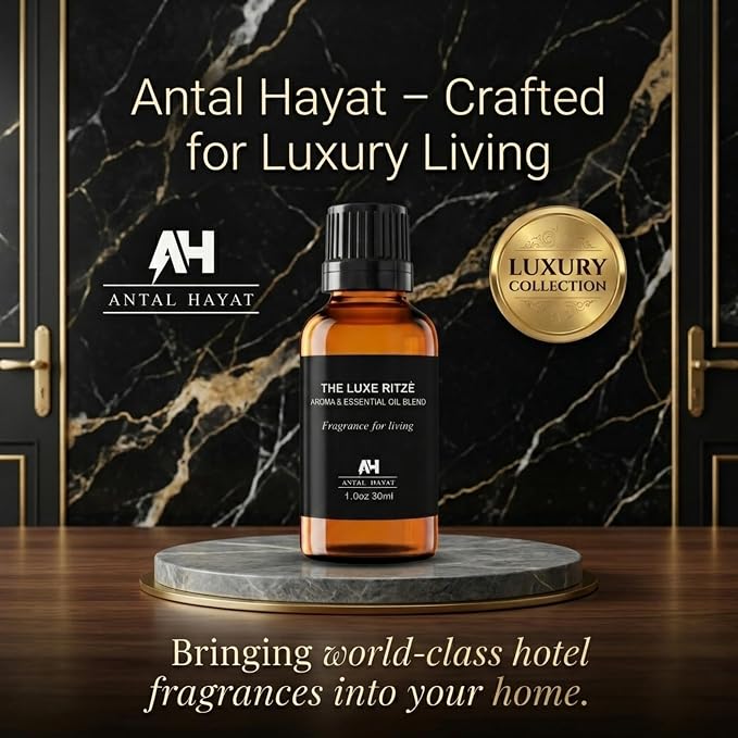Hotel Diffuser Oil Inspired by The Ritz Carlton Hotel - Essential Oils for Humidifiers and Waterless Diffusers - Ritz Carlton Scent Diffuser Oil - Hotel Scents for Home - Glass Bottle & Dropper (30ml)