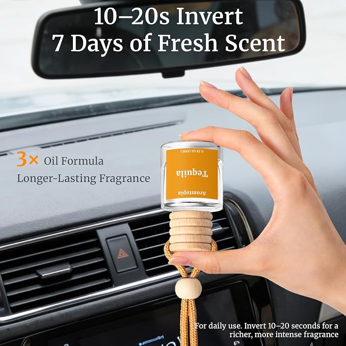 Hanging Car Air Freshener - Aromtopia Hotel Scent Car Fragrance Diffusers - Car Odor Eliminator - Long Lasting Scent - Auto Accessories - Hotel Marriott, Pack of 2