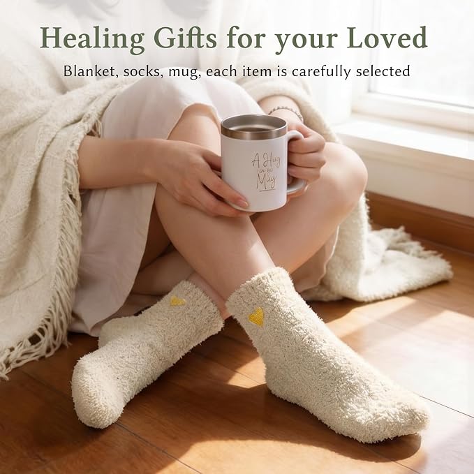 Get Well Gifts for Women After Surgery, Sending Sunshine Relaxing Gift Baskets for Mom Women Her Best Friend Wife Daughter Birthday Gifts Self Care Kit, Get Well Soon Spa Basket Care Package