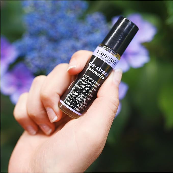 Essential Oil Blend Roll On, Lavender Essential Oil, Chamomile, Neroli & Lemon Essential Oils, 100% Pure, Aromatherapy (9 ml | 0.3 oz)
