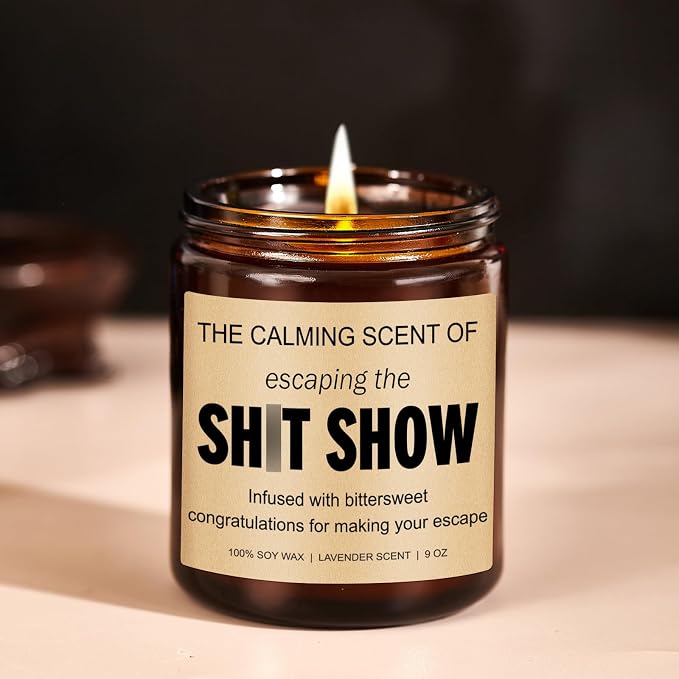 Younift Sarcastic Candles, Going Away, Goodbye, Farewell Gifts for Coworkers - Retirement, Coworker Leaving Gifts for Women, Men - Leaving Job, Moving Away Presents for Friends, Boss, Work Bestie