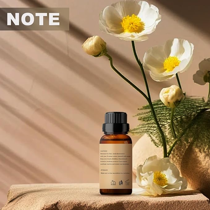 Gardenia Essential Oils 10ML, 100% Pure and Natural Essential Oil for Aromatherapy Diffuser - 0.33 Fl Oz/Gardenia