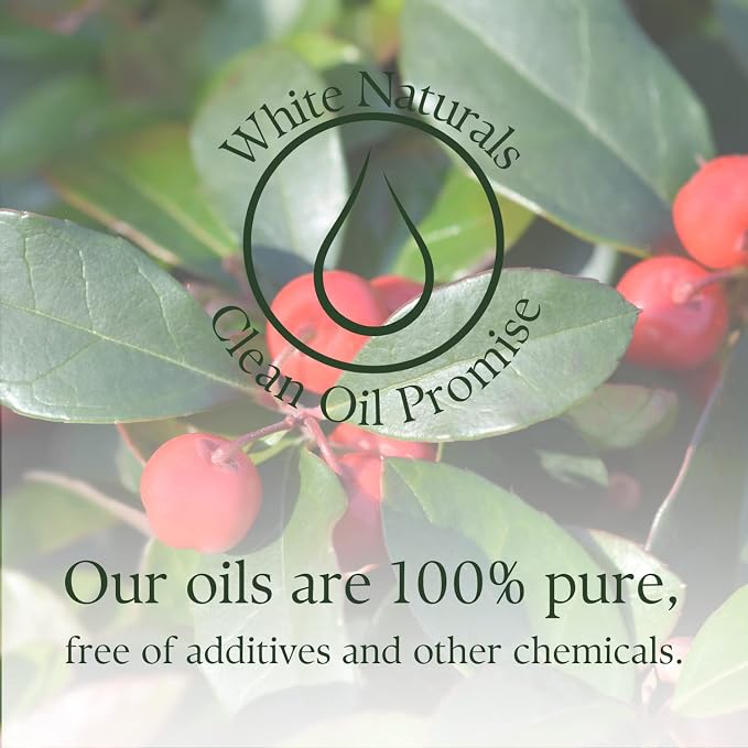 Wintergreen Essential Oil,100% Pure Natural Organic Therapeutic Grade for Aromatherapy Diffuser, Winter Green Oil for Inhalation Therapy, DIY Soap Candle Making, Refreshing, Crisp & Woodsy Scent