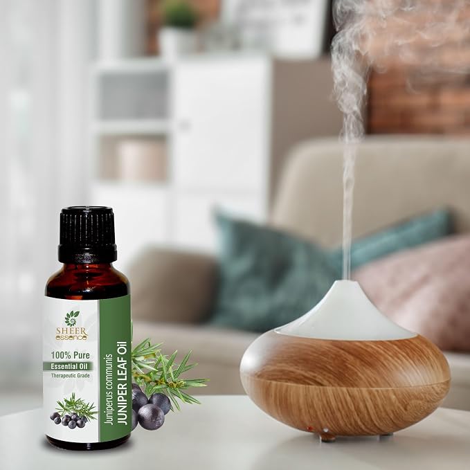 Juniper Oil -(Juniperus Communis)- Essential Oil 100% Pure Natural Undiluted Uncut Therapeutic Grade Oil 0.33 FL.OZ