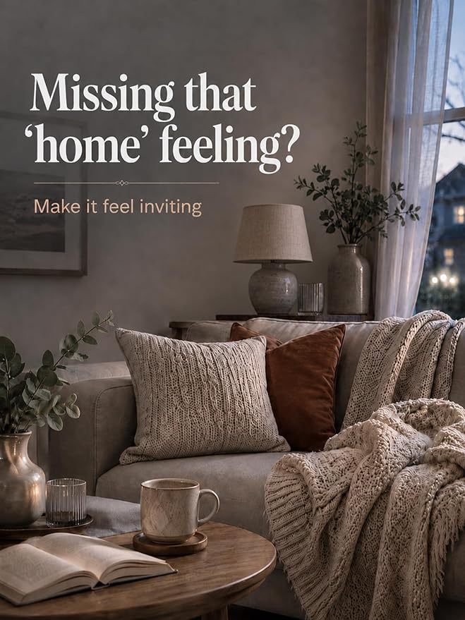 Cozy Home — A 100% Pure Essential Oil Blend Warm-Woods Blend that Makes Your Space Feel Instantly Inviting, Relaxed, and Lived-in—Never Sleepy