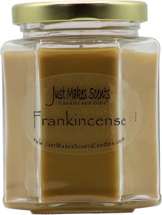 Frankincense Scented Blended Soy Candle by Just Makes Scents