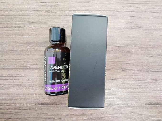 Lavender Essential Oil 30ML/ 1.01FL.OZ, MAYJAM Lavender Oil for Massage, Diffuser, Soap Making, Long Lasting Scents