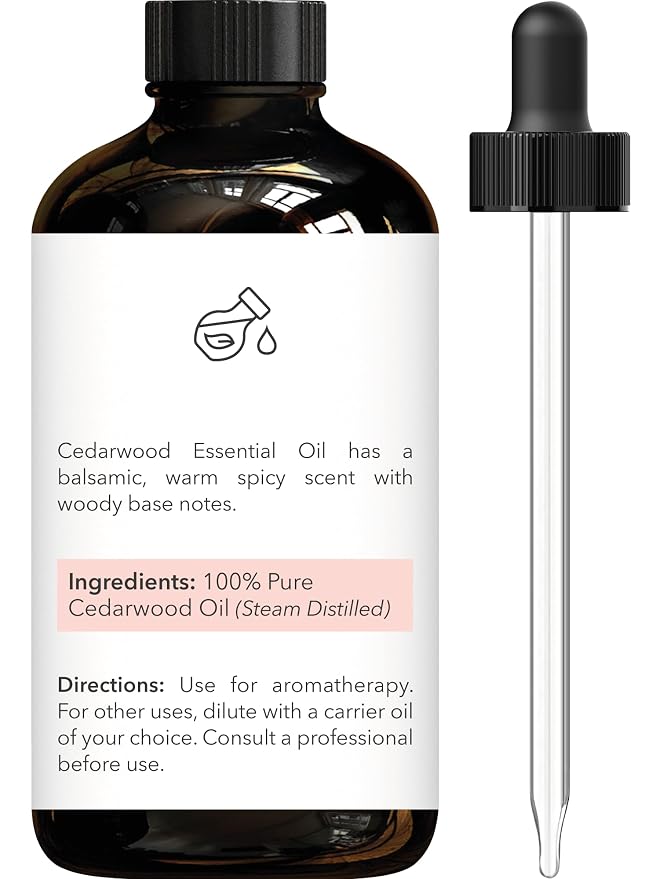 Brooklyn Botany Grapefruit & Cedarwood Essential Oils – 4 Fl Oz (Pack of 2) – 100% Pure & Natural – Refreshing & Grounding Aromatherapy Blend