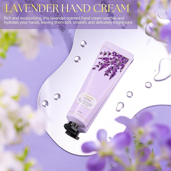 Mothers Day Gifts for Mom, 9pcs Happy Birthday Gifts for Women, Unique Birthday Relaxation Spa Gift Christmas Ideas Relaxing Lavender Set Self Care Gift Basket for Her Mom Sister Friend Teacher