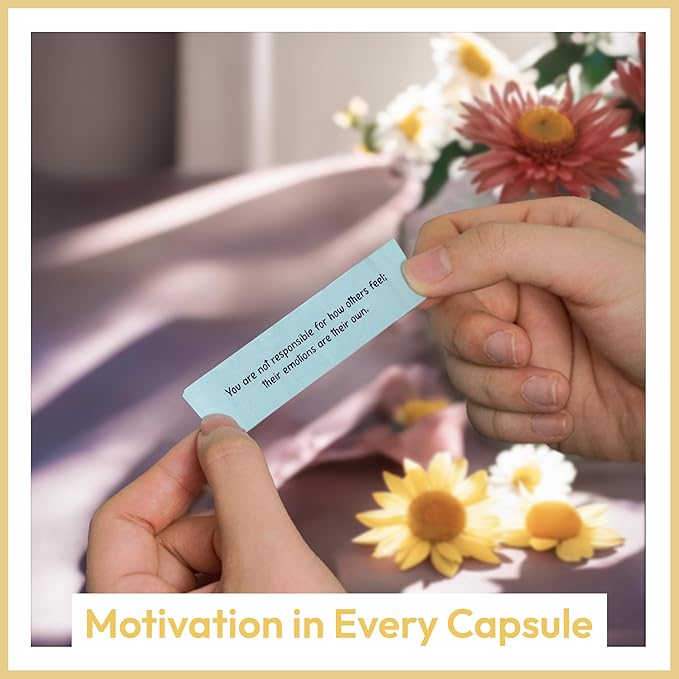 50 Positive Messages in Bottle,Anxiety Relief Items, Stress Relief, Self Care Kit for Mediation,Positive Affirmation Gifts for Women, Self Care Kit for Mediation, Unique Health and Wellness Gifts