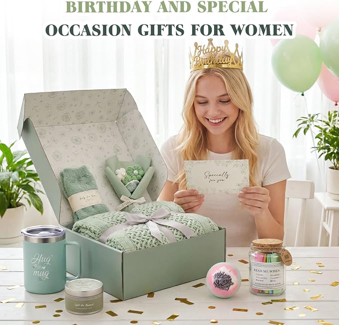 Get Well Soon Gifts for Women Get Well Gift Baskets for Women Self Care Package After Surgery Recovery Sympathy Gift Box Feel Better Encouragement for Mom Friend Teacher Coworker