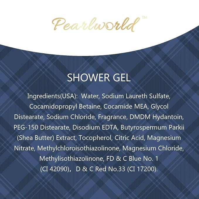 PEARLWORLD Bath Set with Ocean Scented Spa Gifts for Men, Christmas Birthday Self Skin Care Set for Men, Spa Gift Baskets for Him, 12Pcs Men's Spa Kit Gifts for Bath Spa
