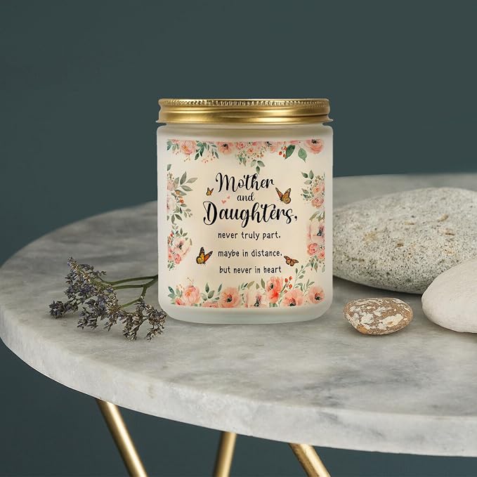 Gifts for Mom from Daughter, Mom Gifts Candle from Daughter, Mother and Daughter Never Truly Apart