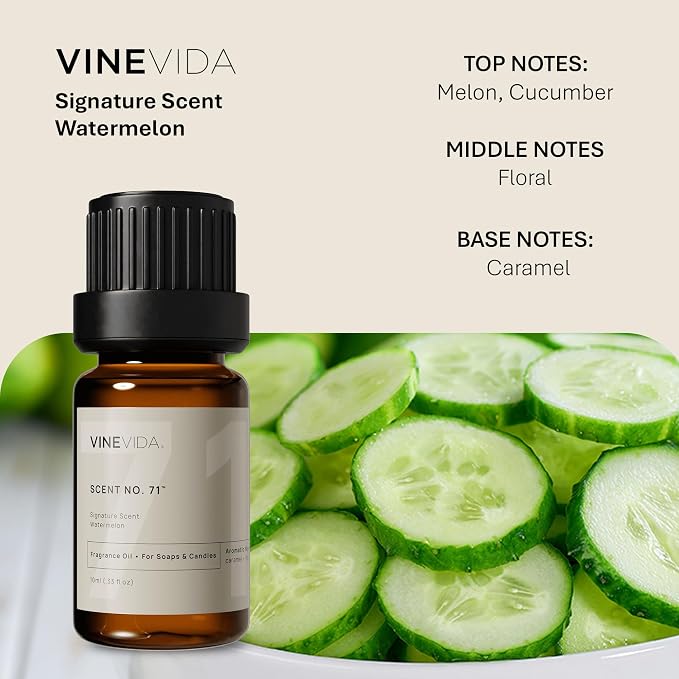 VINEVIDA [0.33oz] Scent No.71 Fragrance Oil for Candle and Soap Making - Natural Candle Scents Made in USA