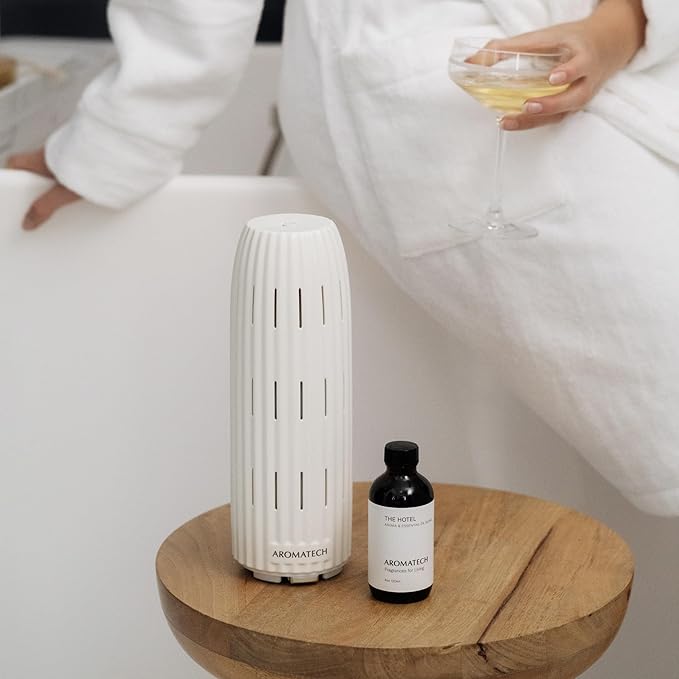 AromaTech The Hotel II Aroma Essential Oil Blend: Luxury Hotel Inspired Aromatherapy with Lemon, Lavender, Peach & Pine for Ultrasonic Diffusers & Nebulizers (60 mL, The Hotel II)