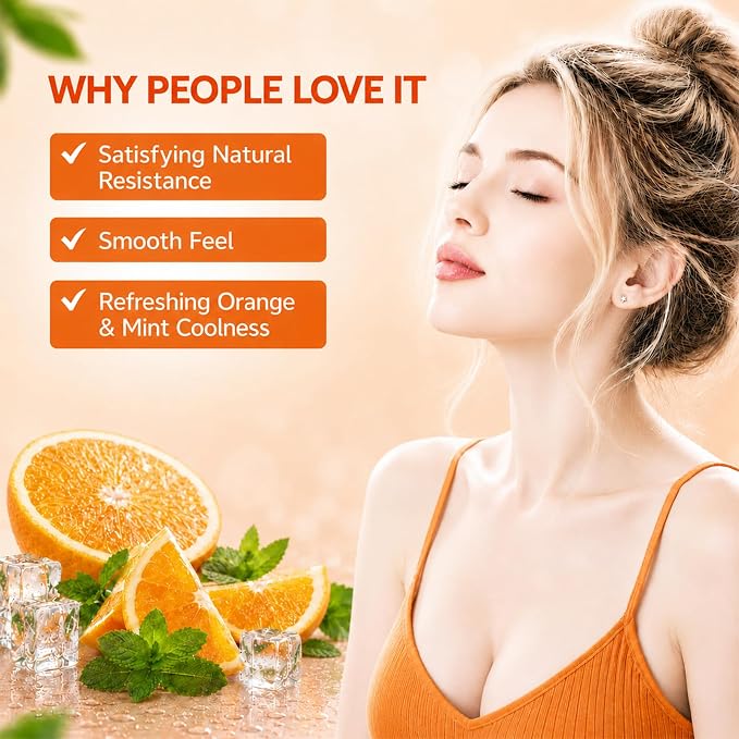 Herbal Diffuser Pen 2 Pack, Natural Mint & Orange Aroma Stick, Nicotine-Free Vaporless Fresh Scent Stick, Portable Non-Electric Herbal Diffuser for Desk, Travel, Home