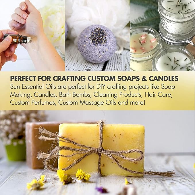Sun Essential Oils Key Lime Essential Oil 16oz for Aromatherapy, Diffuser, Cleaning, and Household