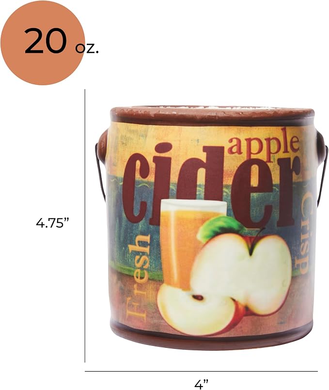 A CHEERFUL GIVER 95hr 20oz Scented Candle - Aunt Kook's Apple Cider - Multi-Wick Glass Candle - Gifts For Men and Women