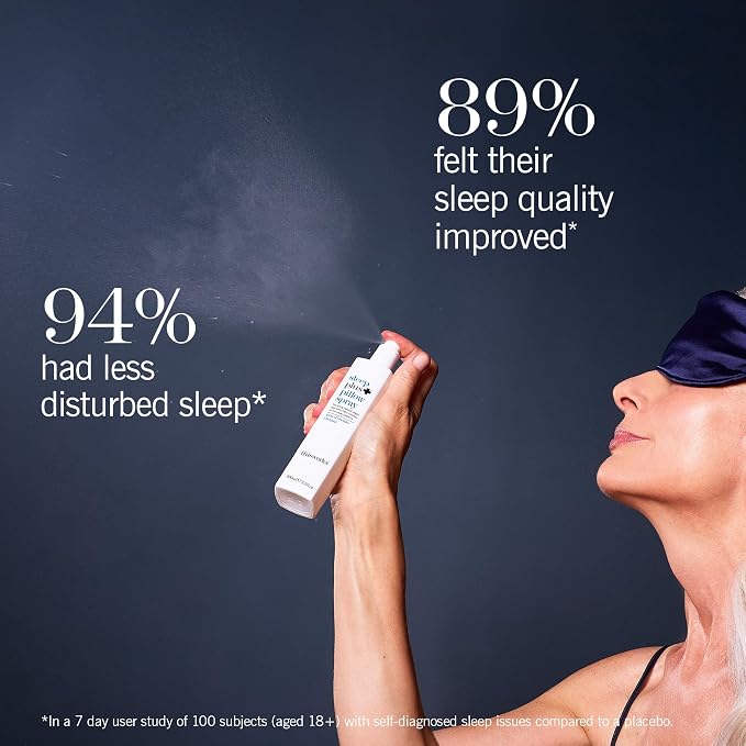 Thisworks sleep plus pillow spray Fast-Acting Natural Rest with Essential Oils of Lavender, Vetivert and Camomile, 100ml, 3.3 fl oz