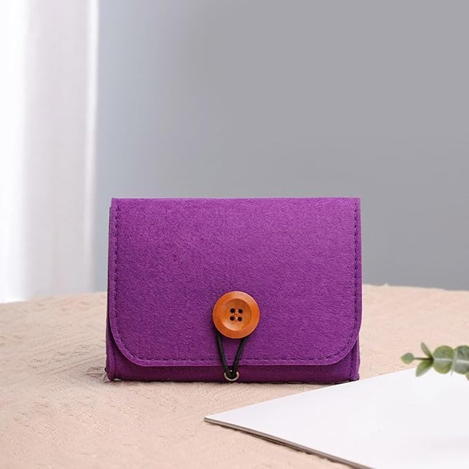 Storage Bag, Portable Storage Bag Felt Case for Essential Oil Bottles Travel Roller Bottle Storage Organizer