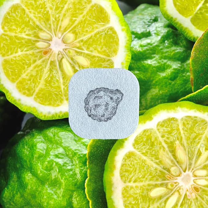 AROMA STICKERS® (Bergamot, Pack of 3) - 100% Natural Essential Oil Scented Mask Stickers for Face Mask & Pillow (12 Stickers/pc) -Pure Essential Oil Scented Mask Patch/Personal Aroma/Relaxing