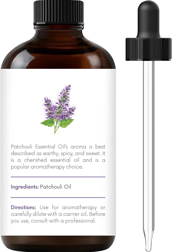 Handcraft Blends Patchouli Essential Oil – 1 Fl Oz – 100% Pure and Natural – Premium Grade Essential Oil for Diffuser and Aromatherapy, Skin, Massage, Candle and Soap Making Fragrance